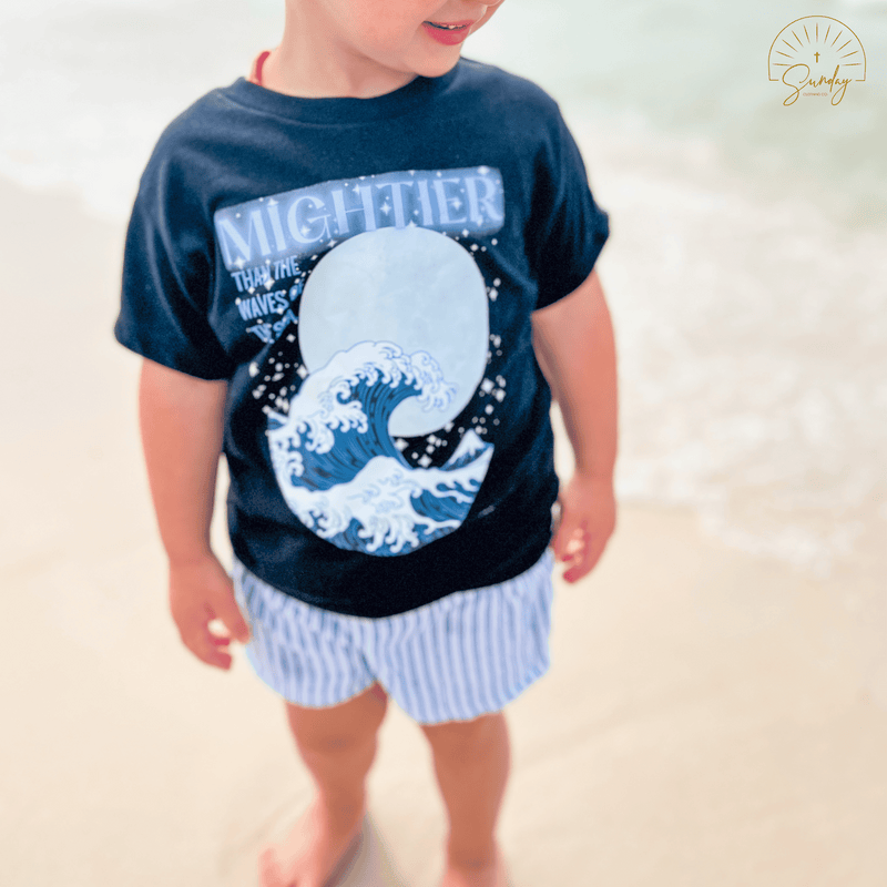 MIGHTIER THAN THE WAVES OF THE SEA TEE