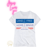 LAND OF THE FREE WOMENS TEE